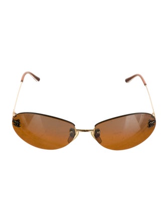 Chanel Cat-Eye Mirrored Sunglasses