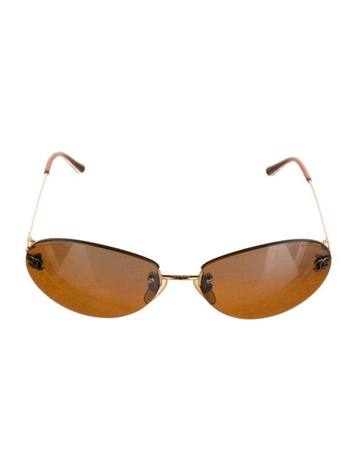 Chanel Cat-Eye Mirrored Sunglasses