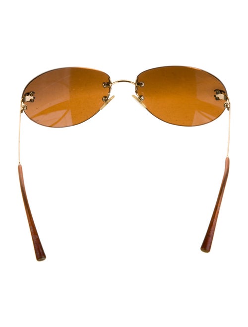 Chanel Cat-Eye Mirrored Sunglasses