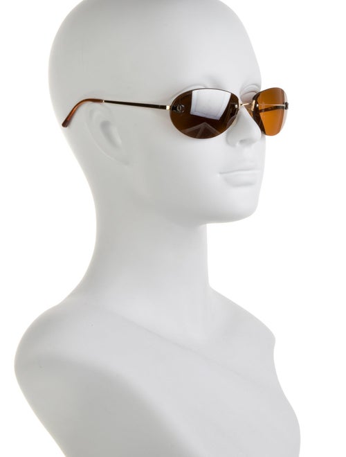 Chanel Cat-Eye Mirrored Sunglasses