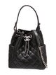 Chanel Quilted Caviar Chain Bucket Bag