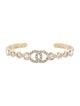 Chanel 2025 Strass CC Cuff Bracelet