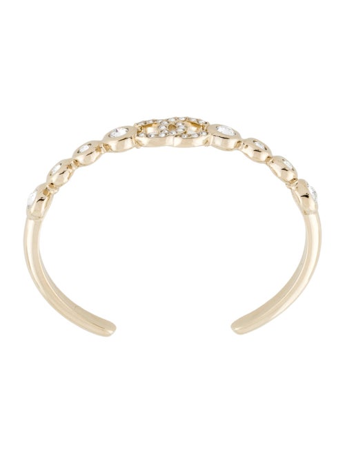 Chanel 2025 Strass CC Cuff Bracelet