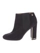 Chanel Interlocking CC Logo Suede Chelsea Boots