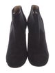 Chanel Interlocking CC Logo Suede Chelsea Boots