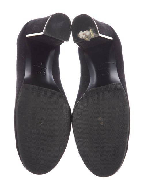 Chanel Interlocking CC Logo Suede Chelsea Boots