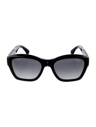 Chanel Interlocking CC Logo Square Sunglasses
