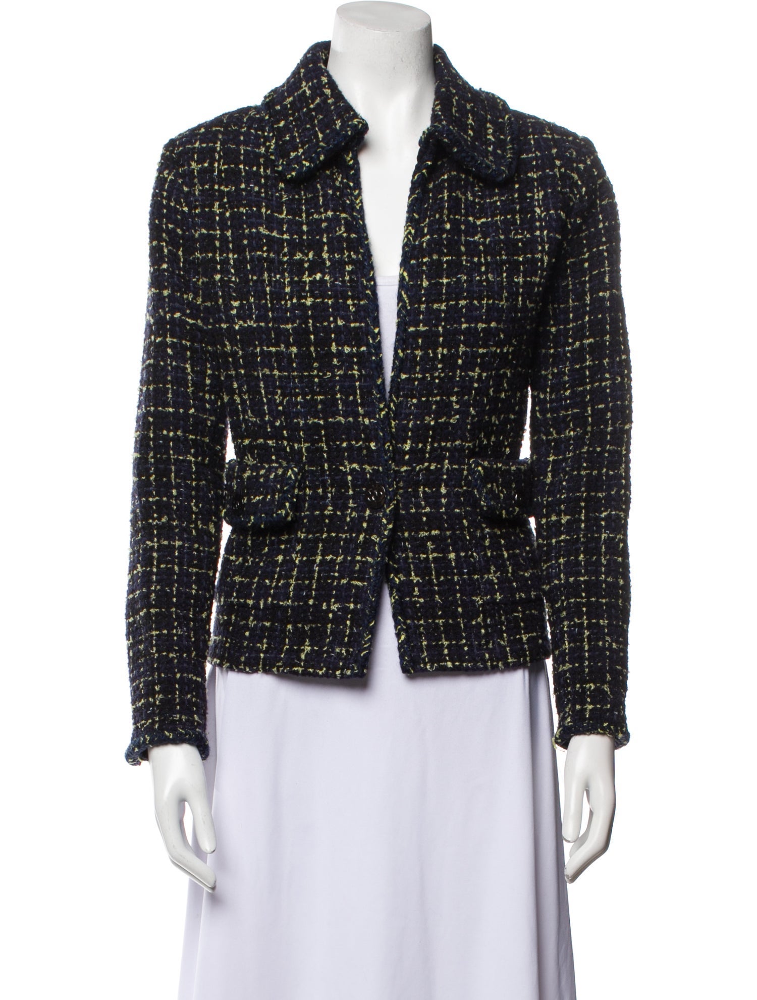 Chanel 2022 Tweed Pattern Blazer