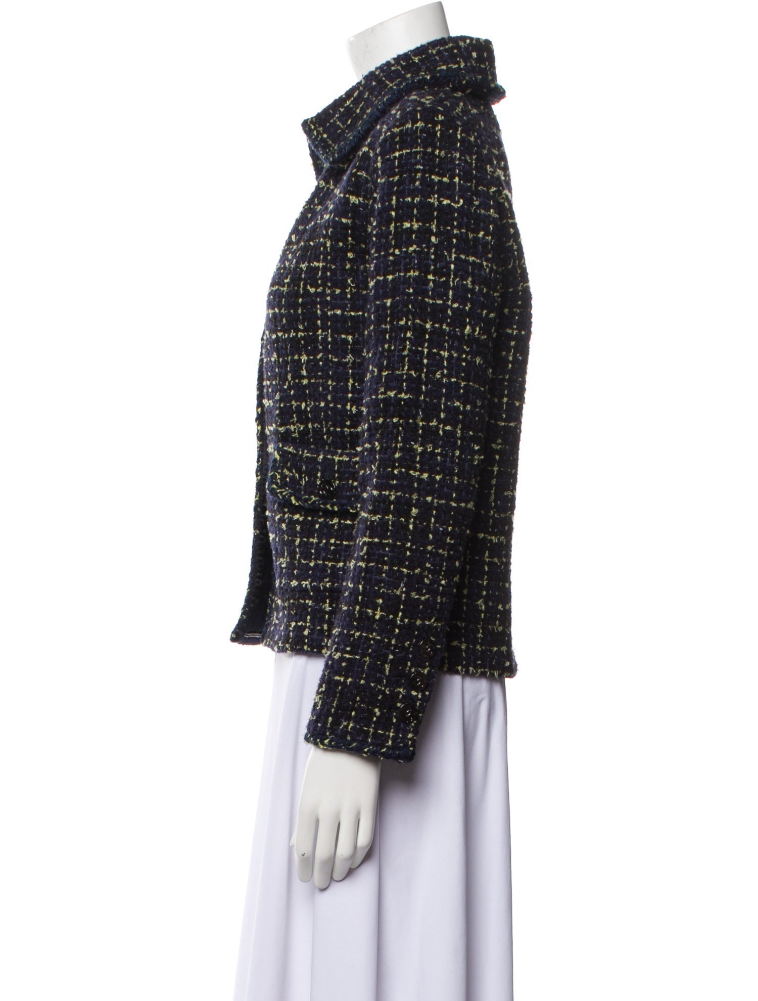 Chanel 2022 Tweed Pattern Blazer