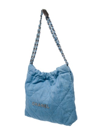 Chanel Denim 22 Hobo