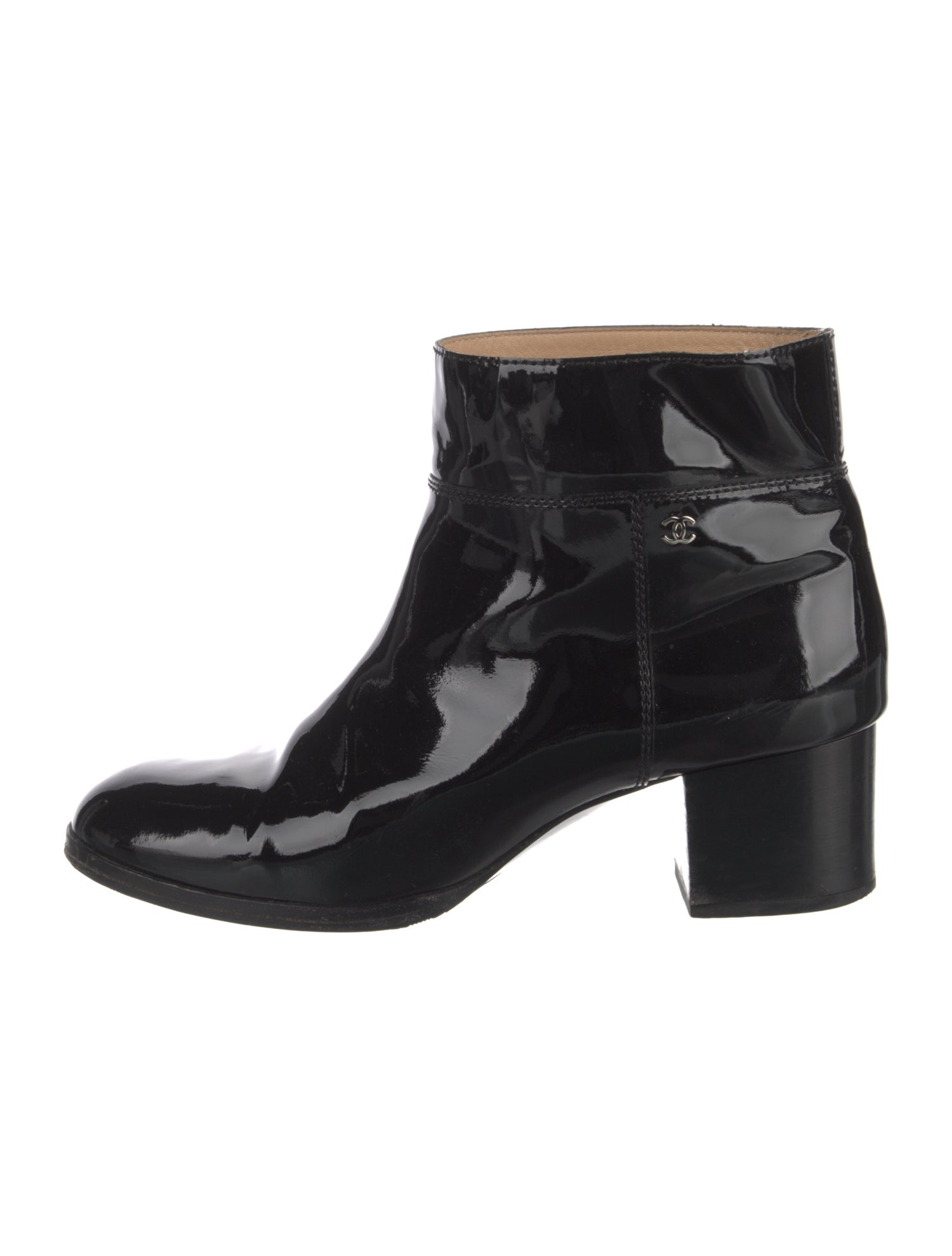Chanel 2012 Interlocking CC Logo Boots