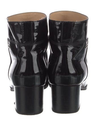 Chanel 2012 Interlocking CC Logo Boots