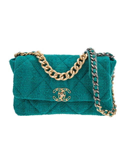 Chanel Large Tweed 19 Flap Bag