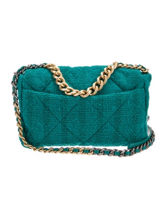 Chanel Large Tweed 19 Flap Bag