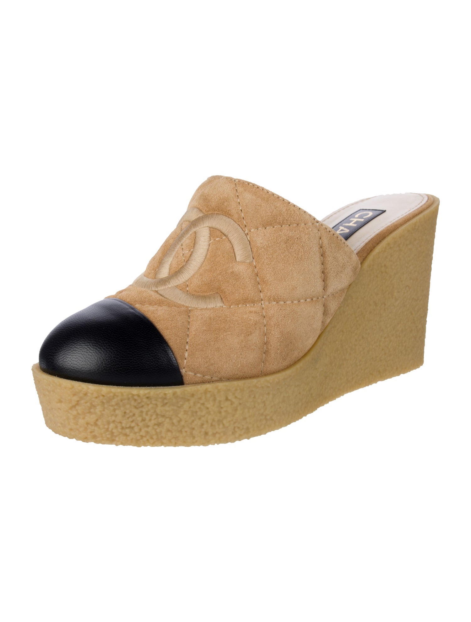 Chanel 2024 Interlocking CC Logo Mules