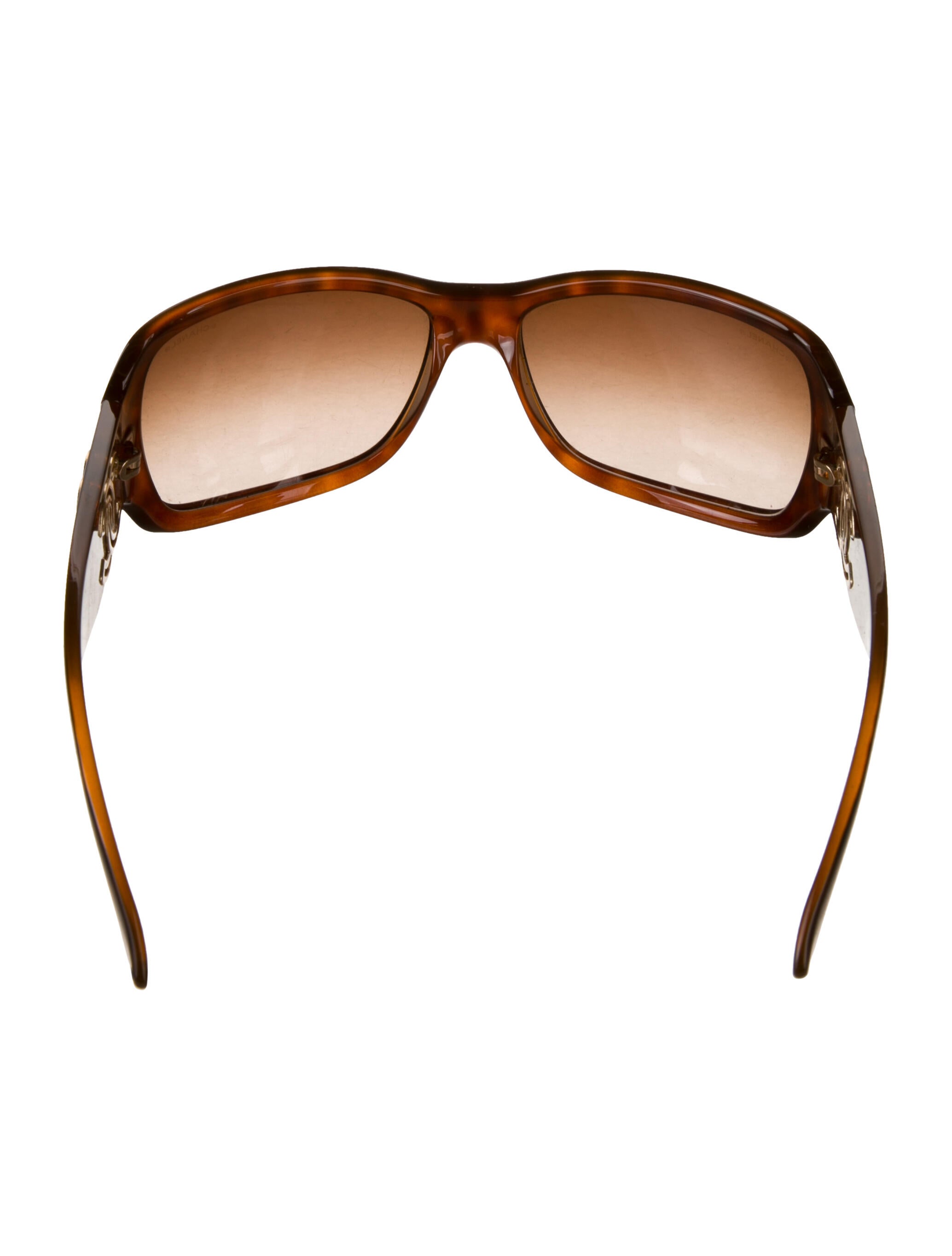 Chanel Interlocking CC Logo Shield Sunglasses