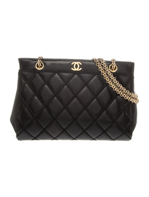 Chanel Quilted Double Stitch Tote
