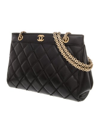 Chanel Quilted Double Stitch Tote