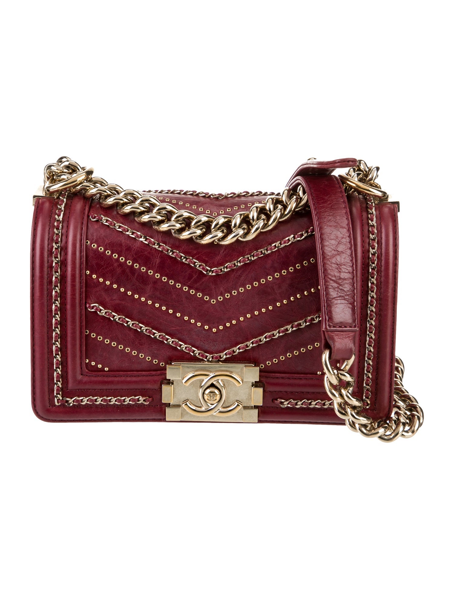 Chanel Small Chain Boy Bag