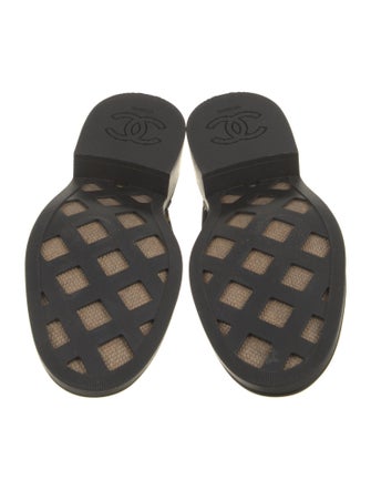 Chanel 2022 Interlocking CC Logo Combat Boots