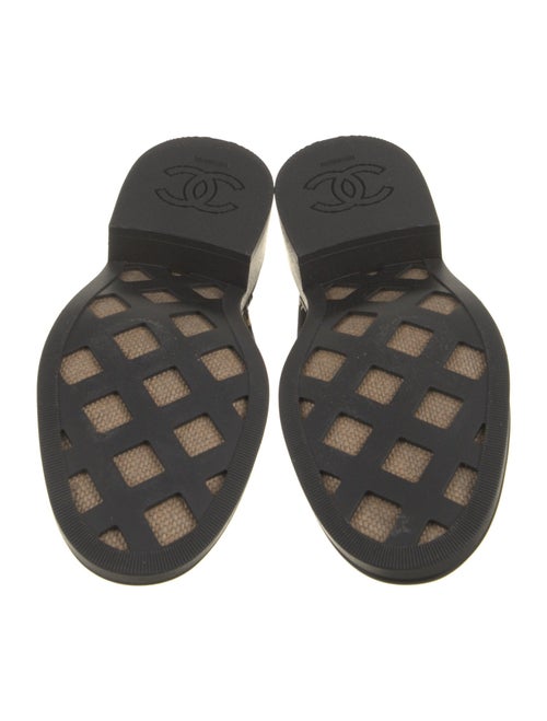 Chanel 2022 Interlocking CC Logo Combat Boots