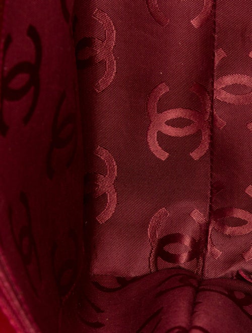 Chanel Surpique Top Handle Flap Bag