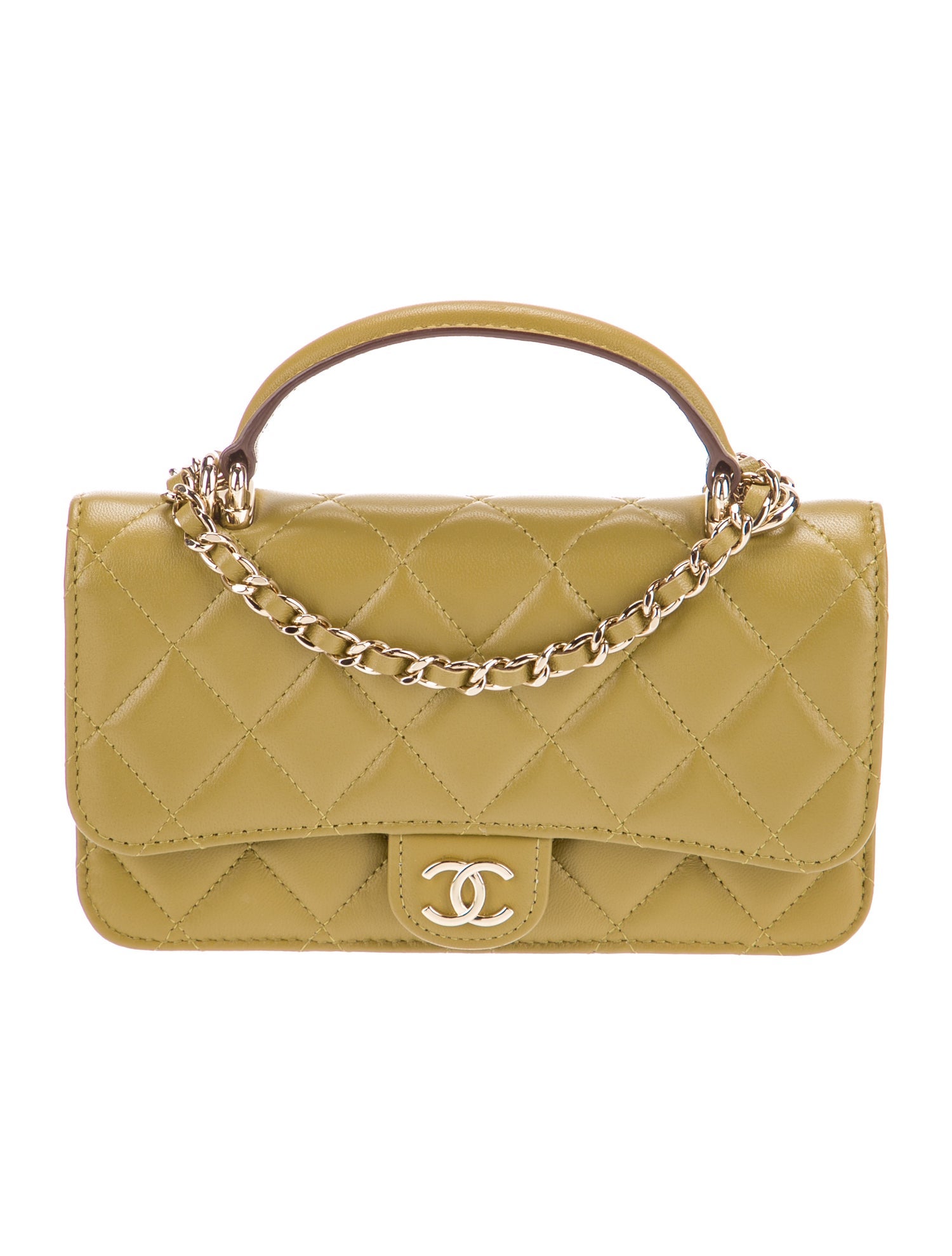 Chanel Top Handle Phone Holder w/ Chain