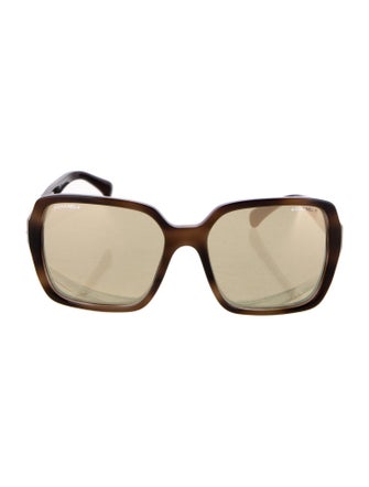 Chanel Interlocking CC Logo Square Sunglasses