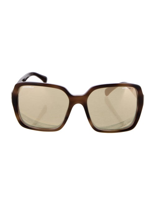 Chanel Interlocking CC Logo Square Sunglasses
