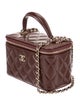 Chanel Small Top Handle Vanity Case w/ Chain