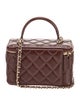 Chanel Small Top Handle Vanity Case w/ Chain