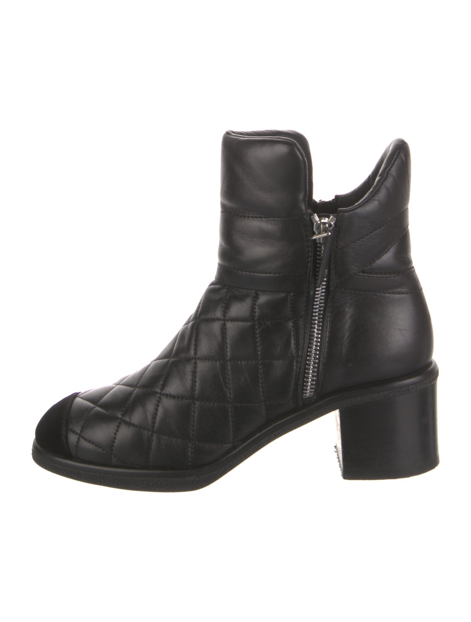 Chanel 2013 Interlocking CC Logo Boots