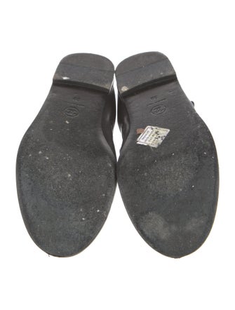 Chanel 2024 Interlocking CC Logo Mary Jane Flats