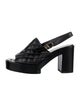 Chanel 2024 Interlocking CC Logo Slingback Sandals