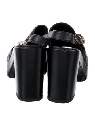 Chanel 2024 Interlocking CC Logo Slingback Sandals