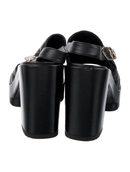 Chanel 2024 Interlocking CC Logo Slingback Sandals