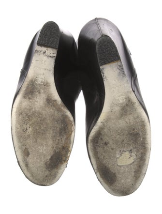 Chanel Interlocking CC Logo Leather Boots