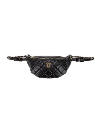 Chanel CC Quilted Waist Bag