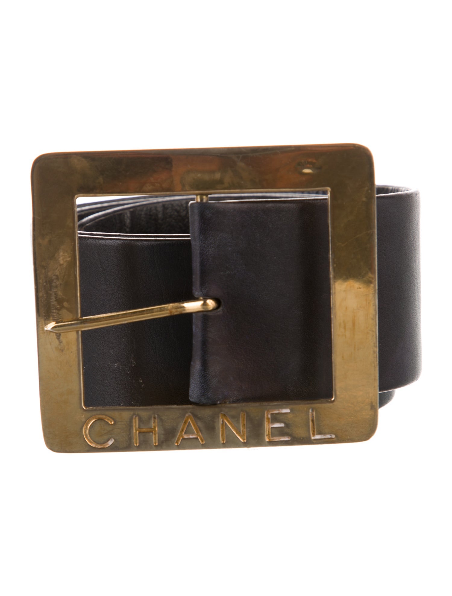 Chanel Vintage Leather Waist Belt