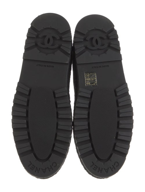 Chanel Interlocking CC Logo Leather Chelsea Boots