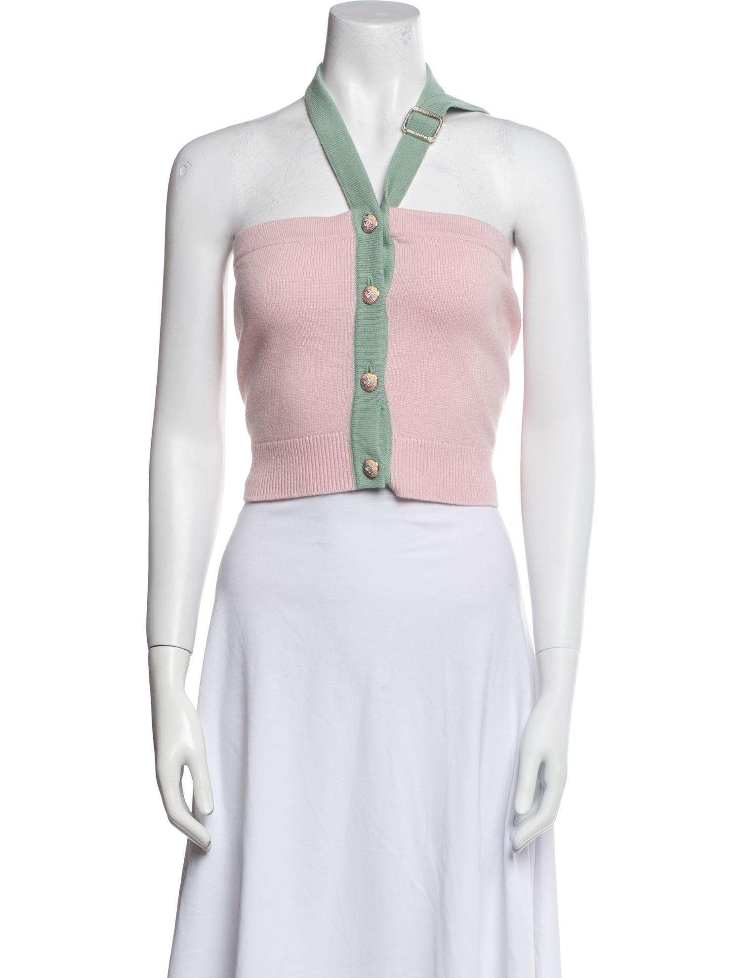 Chanel 2024 Cashmere Crop Top