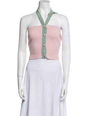 Chanel 2024 Cashmere Crop Top