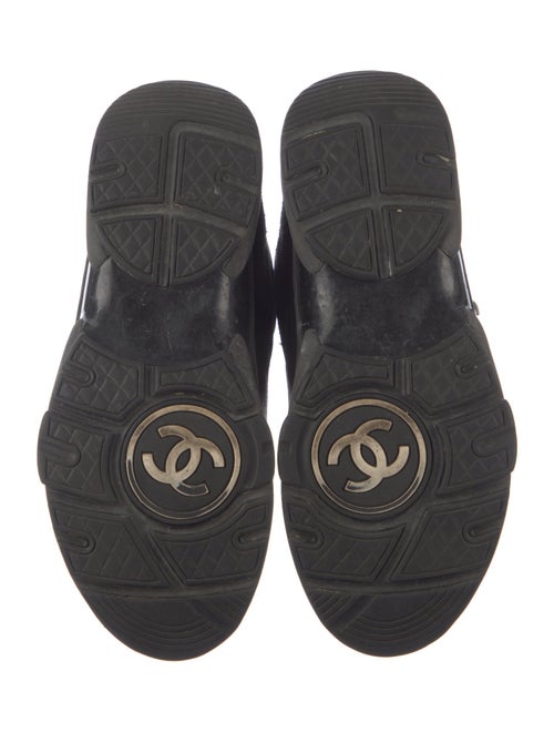 Chanel Interlocking CC Logo Calfskin Sneakers