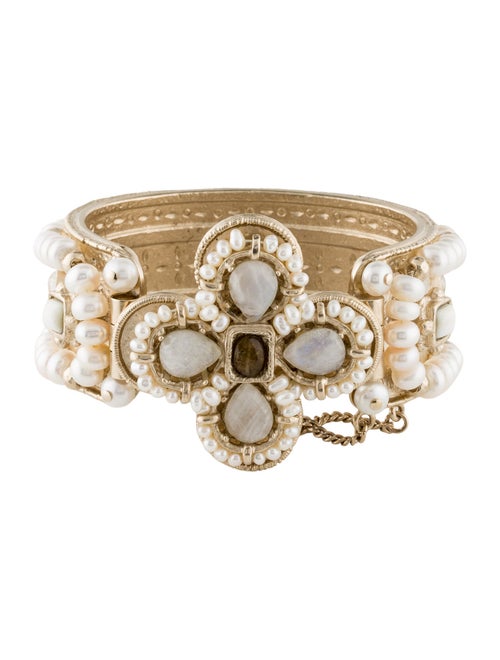 Chanel Pearl, Gripoix & Stone Paris-Rome Cuff
