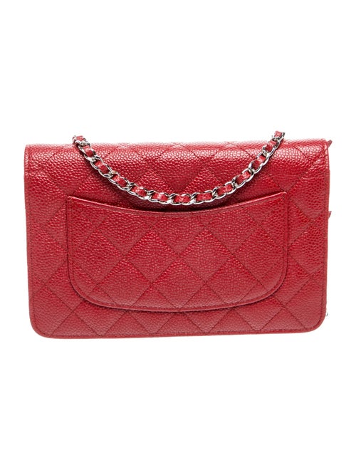 Chanel Classic Caviar Wallet On Chain