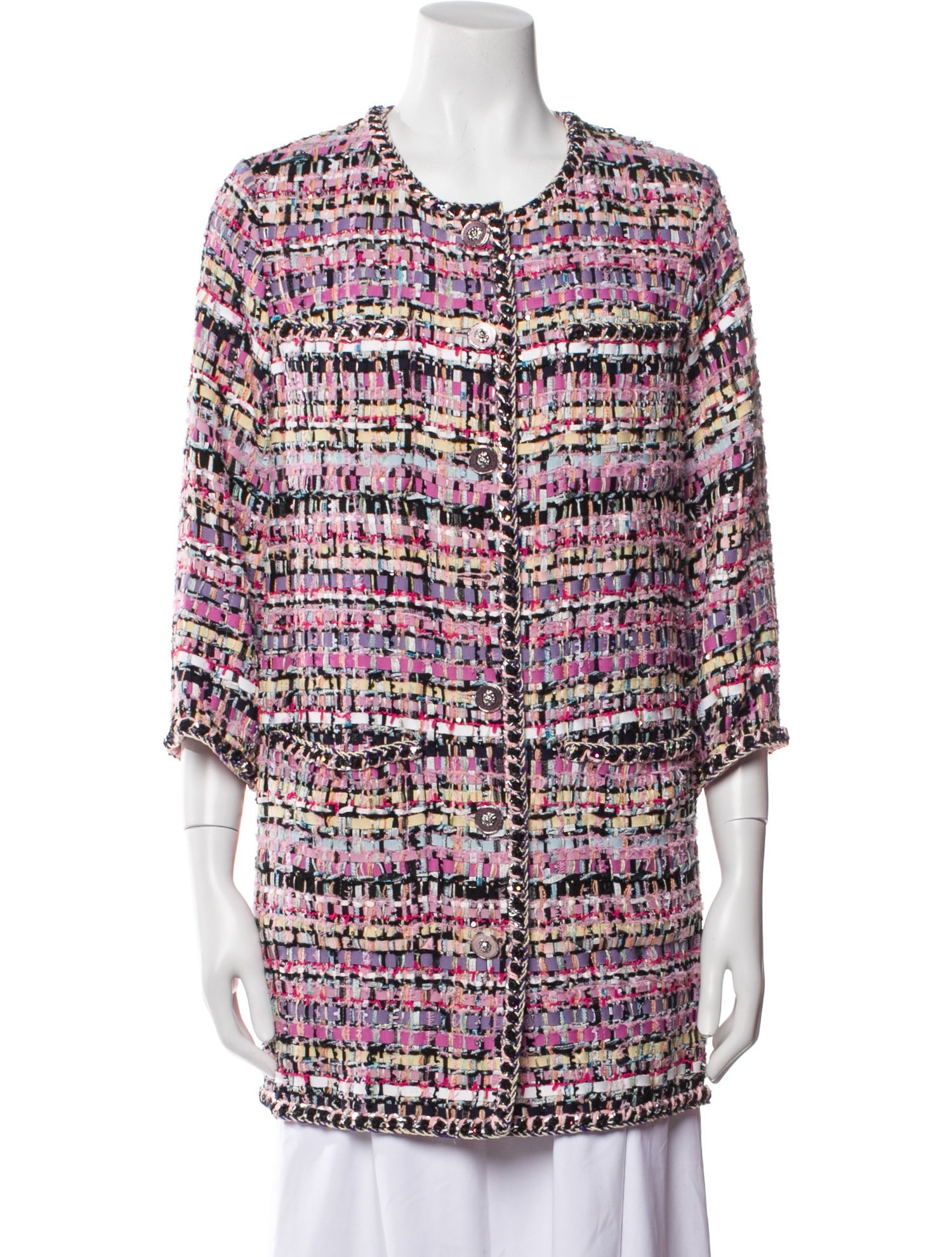 Chanel 2022 Fantasy Tweed Coat