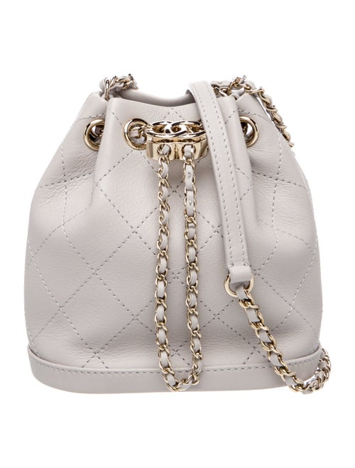 Chanel Mini Quilted Bucket Bag
