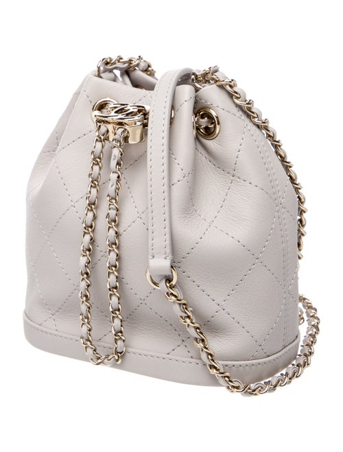 Chanel Mini Quilted Bucket Bag