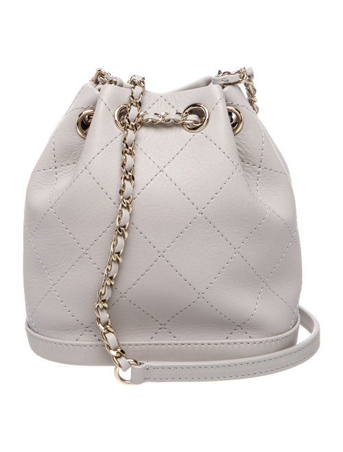 Chanel Mini Quilted Bucket Bag