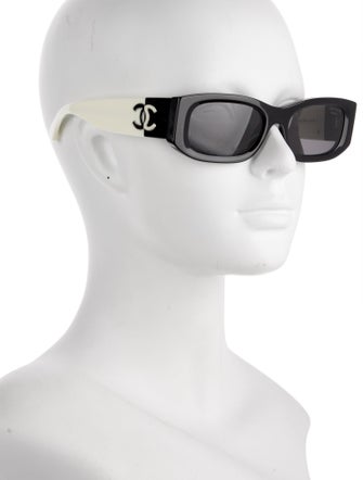 Chanel Interlocking CC Logo Square Sunglasses